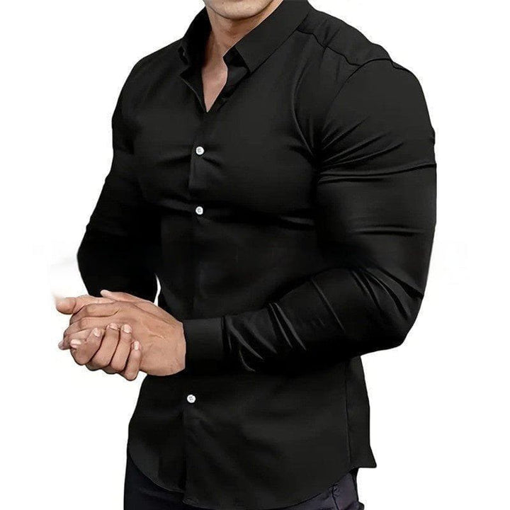 Men's Non - Iron Business Shirt – Anti - Wrinkle Professional Casual Wear by LUXE AHMAR – Available at LUXE AHMAR