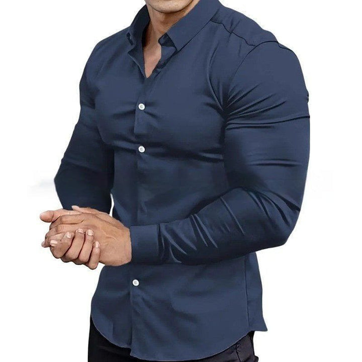 Men's Non - Iron Business Shirt – Anti - Wrinkle Professional Casual Wear by LUXE AHMAR – Available at LUXE AHMAR