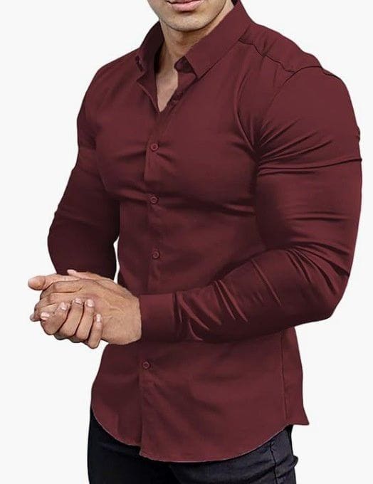 Men's Non - Iron Business Shirt – Anti - Wrinkle Professional Casual Wear by LUXE AHMAR – Available at LUXE AHMAR