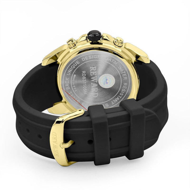 Men’s Quartz Chronograph Watch – Multifunctional Sports Design with Three Sub - Dials by LUXE AHMAR – Available at LUXE AHMAR