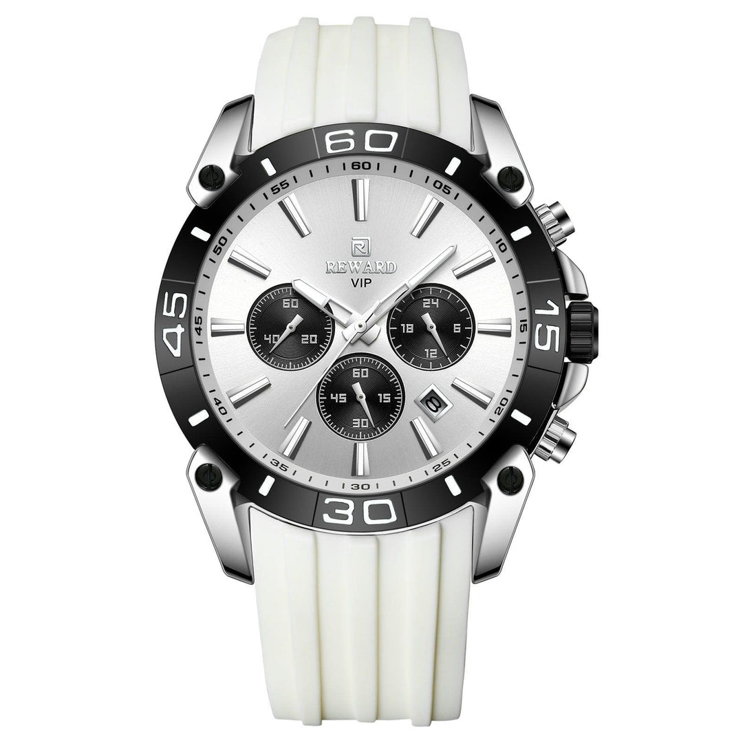 Men’s Quartz Chronograph Watch – Multifunctional Sports Design with Three Sub - Dials by LUXE AHMAR – Available at LUXE AHMAR