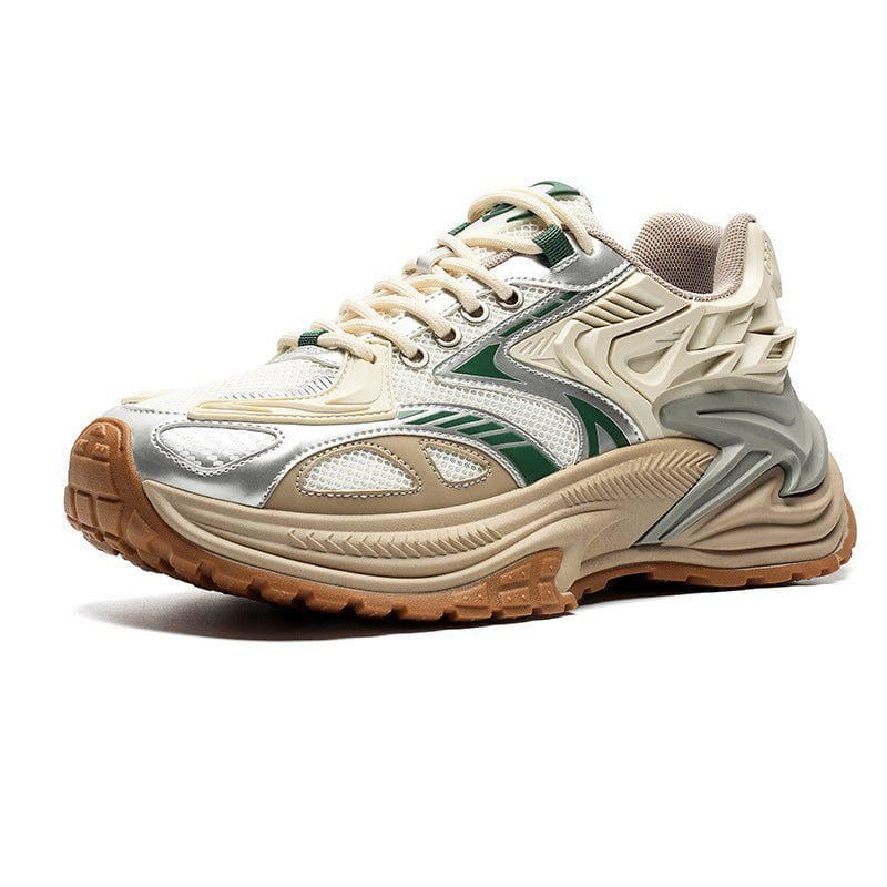 Men’s Retro Jogging Sneakers – Breathable Lightweight Sports Shoes with Height - Increasing Sole by LUXE AHMAR – Available at LUXE AHMAR