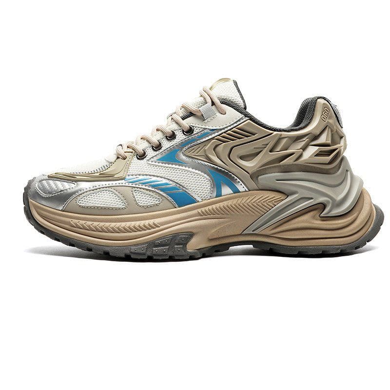 Men’s Retro Jogging Sneakers – Breathable Lightweight Sports Shoes with Height - Increasing Sole by LUXE AHMAR – Available at LUXE AHMAR