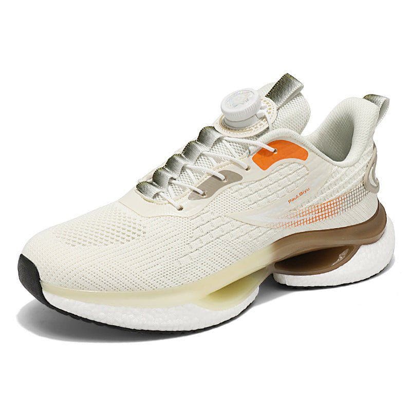 Men's Rotating Button Fly - Knit Mesh Running Shoes – Lightweight Breathable Korean - Style Sneakers by LUXE AHMAR – Available at LUXE AHMAR