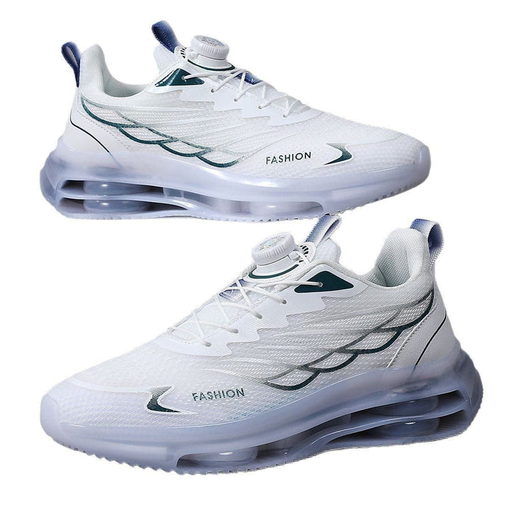 Men's Rotating Button Mesh Running Shoes – Lightweight Breathable Korean - Style by LUXE AHMAR – Available at LUXE AHMAR