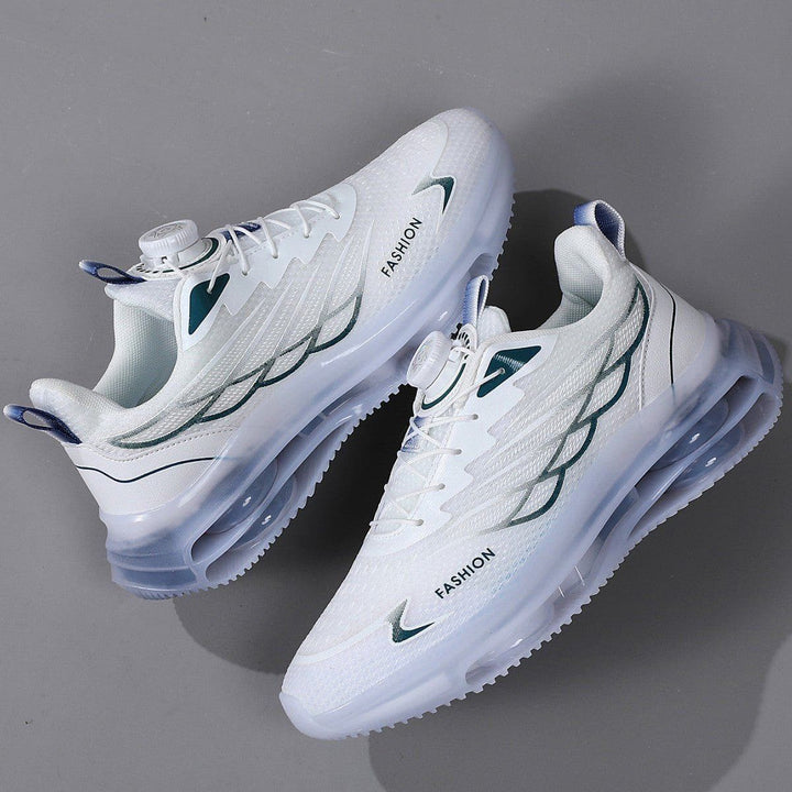 Men's Rotating Button Mesh Running Shoes – Lightweight Breathable Korean - Style by LUXE AHMAR – Available at LUXE AHMAR