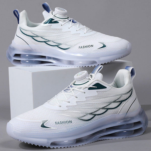 Men's Rotating Button Mesh Running Shoes – Lightweight Breathable Korean - Style by LUXE AHMAR – Available at LUXE AHMAR