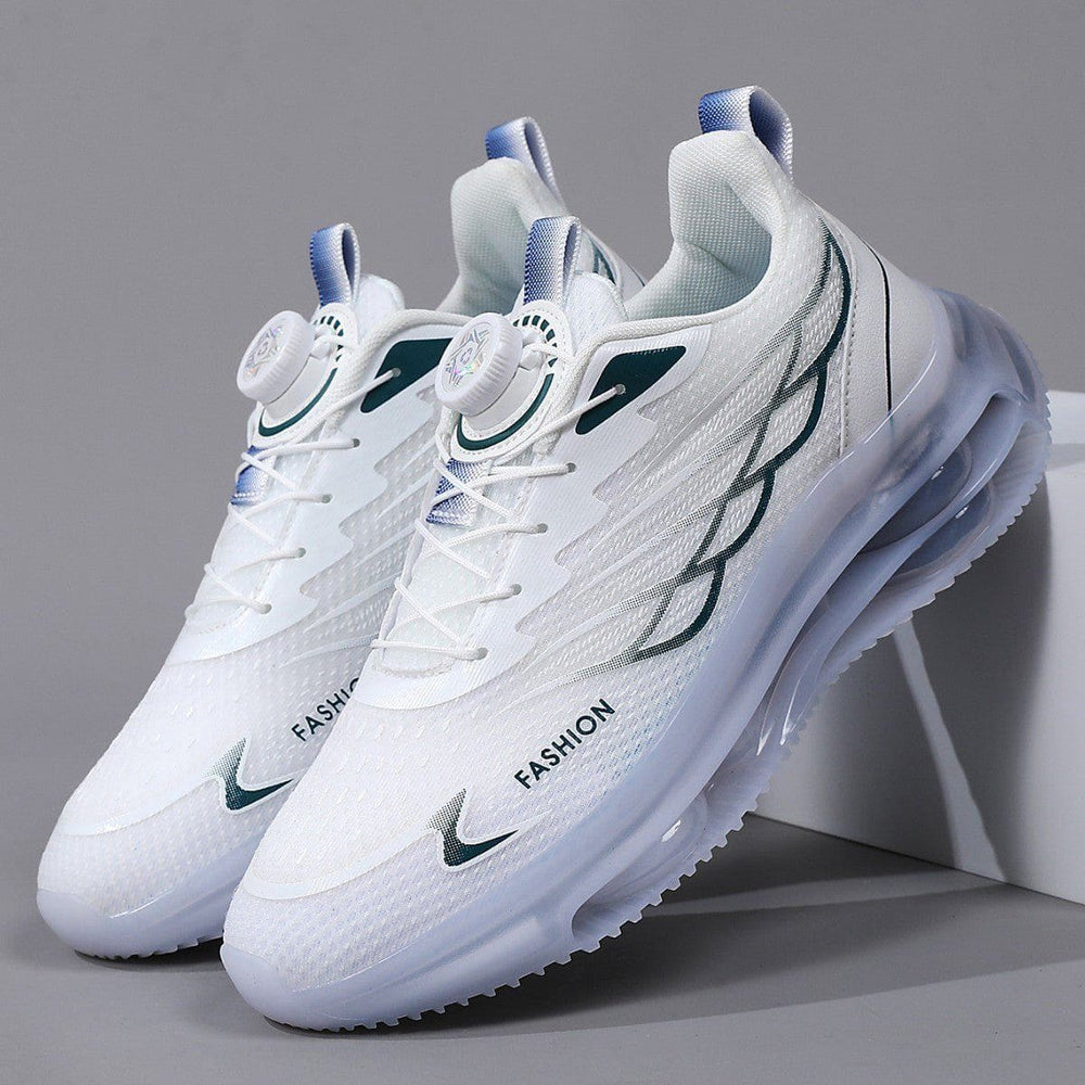Men's Rotating Button Mesh Running Shoes – Lightweight Breathable Korean - Style by LUXE AHMAR – Available at LUXE AHMAR