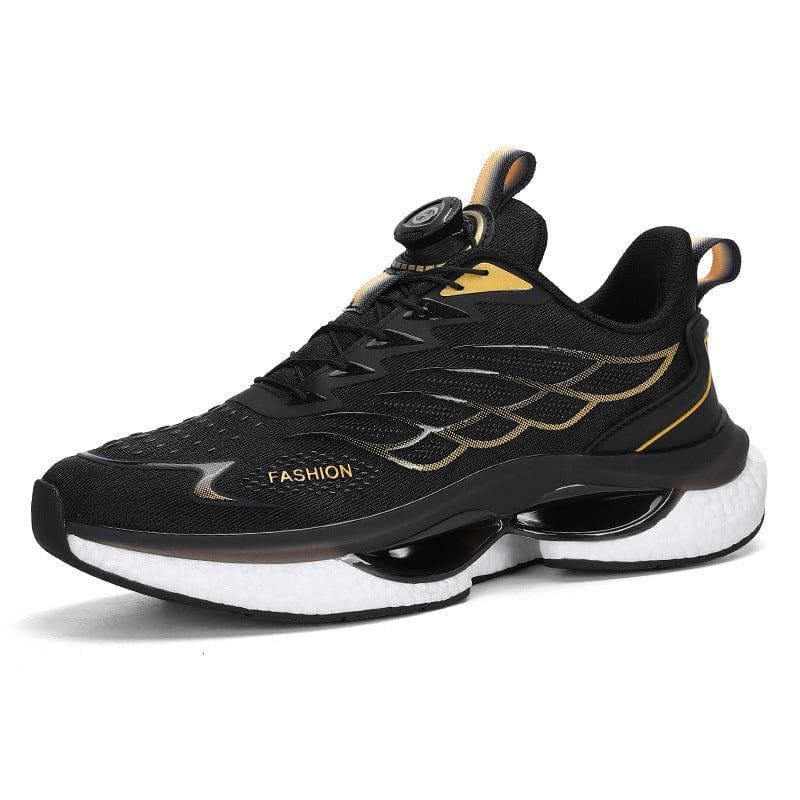 Men’s Rotating Button Running Sneakers – Breathable Lightweight Shock - Absorbing Sports Shoes by LUXE AHMAR – Available at LUXE AHMAR