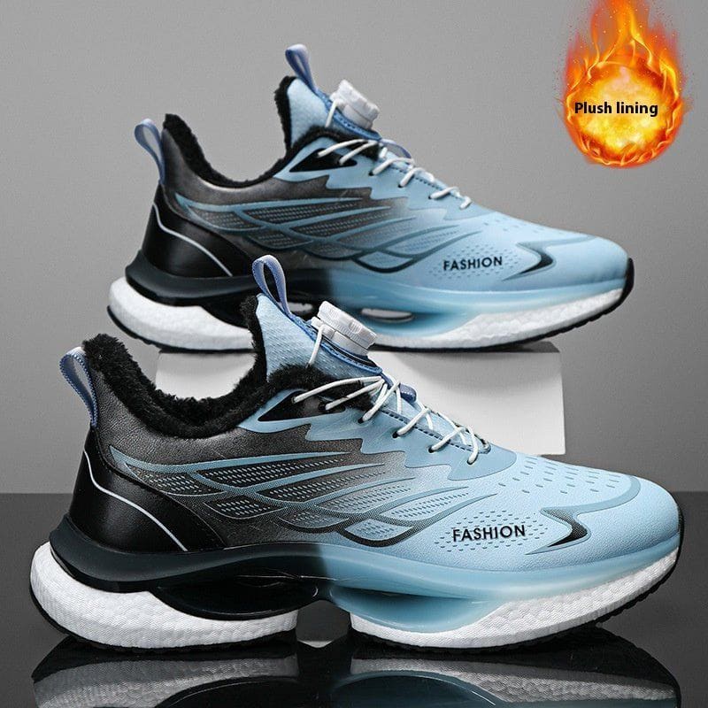 Men’s Rotating Button Running Sneakers – Breathable Lightweight Shock - Absorbing Sports Shoes by LUXE AHMAR – Available at LUXE AHMAR