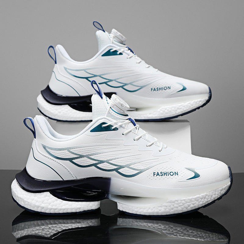 Men’s Rotating Button Running Sneakers – Breathable Lightweight Shock - Absorbing Sports Shoes by LUXE AHMAR – Available at LUXE AHMAR