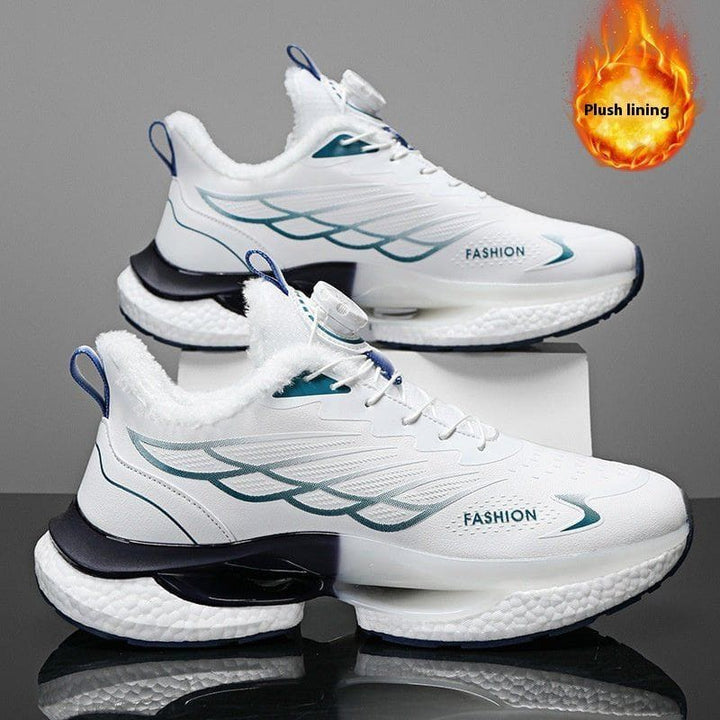 Men’s Rotating Button Running Sneakers – Breathable Lightweight Shock - Absorbing Sports Shoes by LUXE AHMAR – Available at LUXE AHMAR