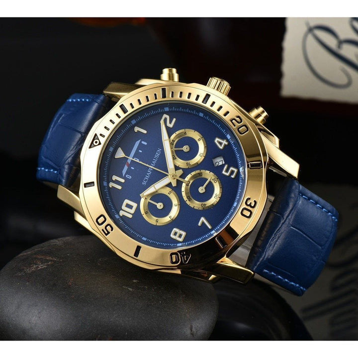 Men’s Six - Pin Timing Full - Function Quartz Watch – Elegant Business Design by LUXE AHMAR – Available at LUXE AHMAR