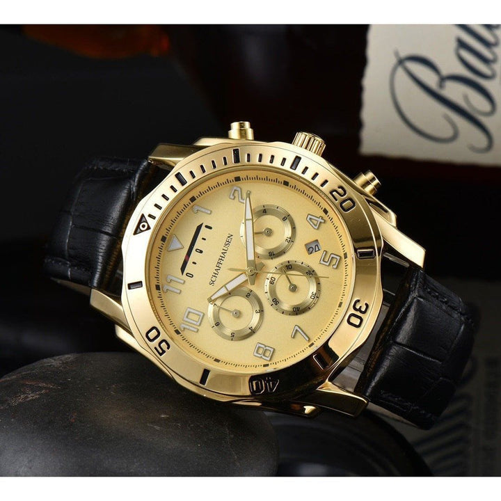 Men’s Six - Pin Timing Full - Function Quartz Watch – Elegant Business Design by LUXE AHMAR – Available at LUXE AHMAR