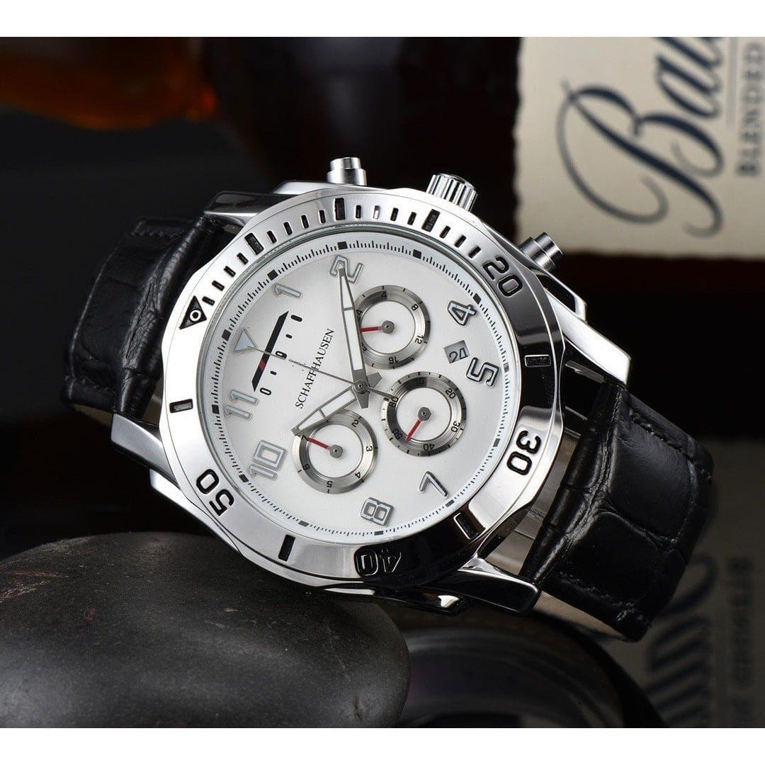 Men’s Six - Pin Timing Full - Function Quartz Watch – Elegant Business Design by LUXE AHMAR – Available at LUXE AHMAR