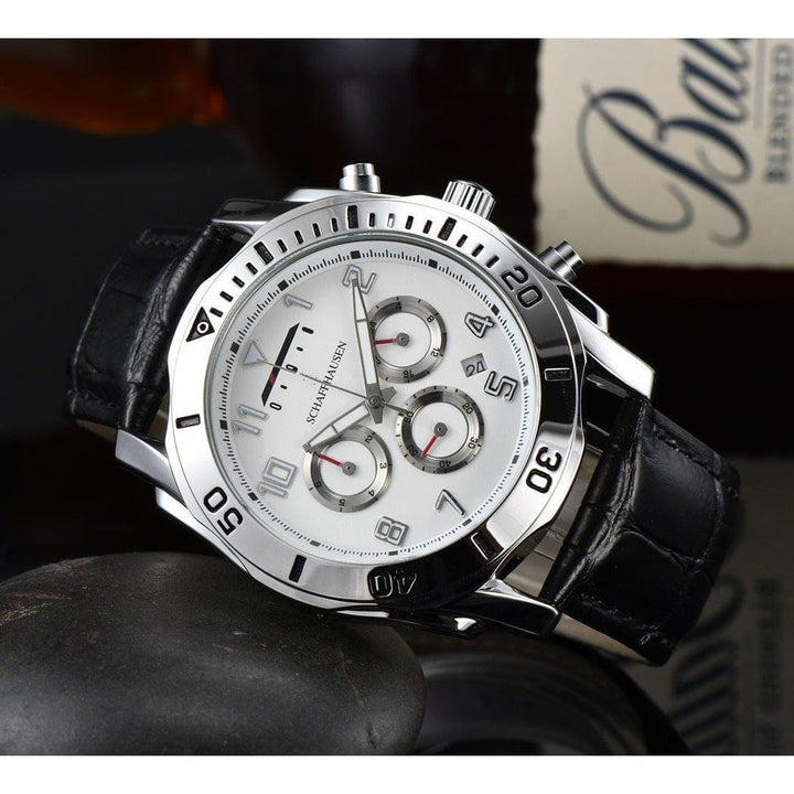 Men’s Six - Pin Timing Full - Function Quartz Watch – Elegant Business Design by LUXE AHMAR – Available at LUXE AHMAR