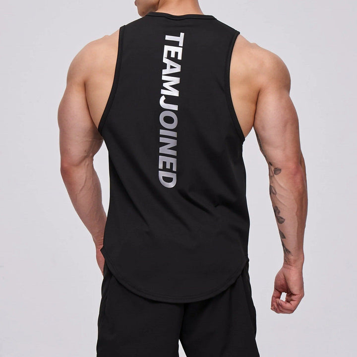 Men’s Slim Fit Sleeveless Sports Shirt – Breathable Cotton Gym Tank Top by LUXE AHMAR – Available at LUXE AHMAR