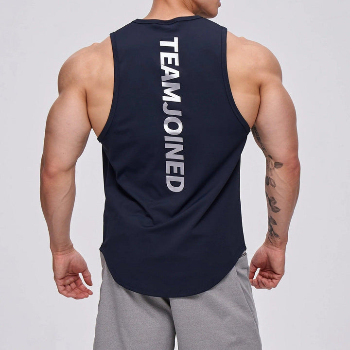 Men’s Slim Fit Sleeveless Sports Shirt – Breathable Cotton Gym Tank Top by LUXE AHMAR – Available at LUXE AHMAR