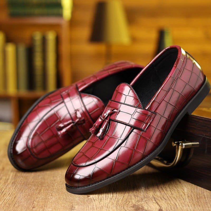 Men’s Slip - On Business Loafers – Formal Wear, Stylish & Comfortable Casual Dress Shoes by LUXE AHMAR – Available at LUXE AHMAR