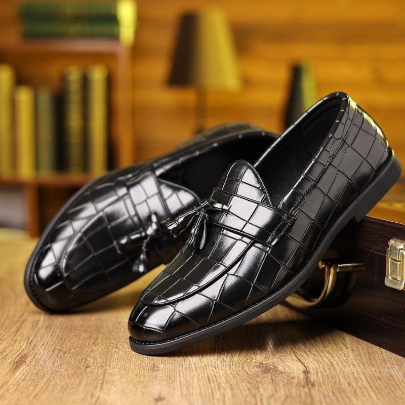 Men’s Slip - On Business Loafers – Formal Wear, Stylish & Comfortable Casual Dress Shoes by LUXE AHMAR – Available at LUXE AHMAR