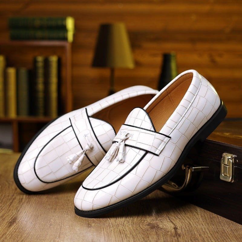 Men’s Slip - On Business Loafers – Formal Wear, Stylish & Comfortable Casual Dress Shoes by LUXE AHMAR – Available at LUXE AHMAR