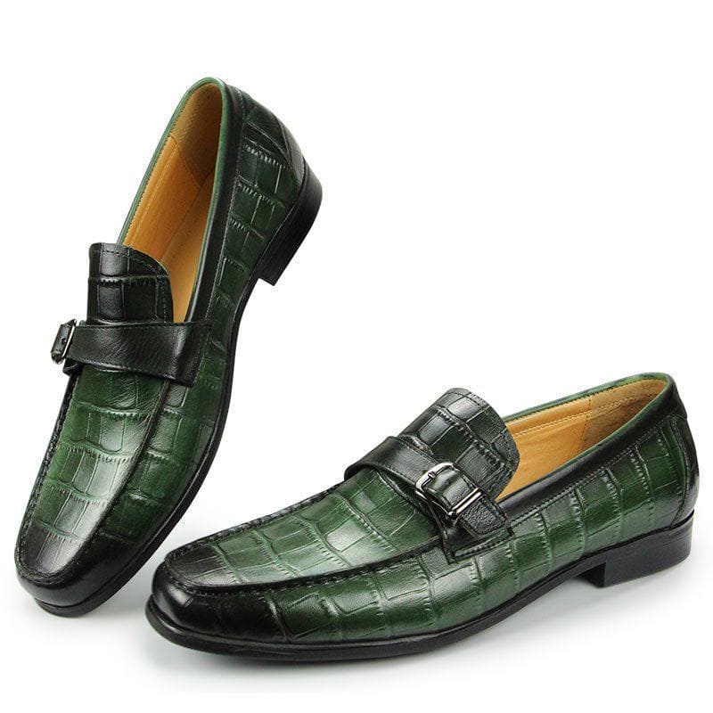 Men's Slip - On Cowhide Leather Loafers – Casual Peas Shoes with EVA Sole & Pigskin Lining by LUXE AHMAR – Available at LUXE AHMAR