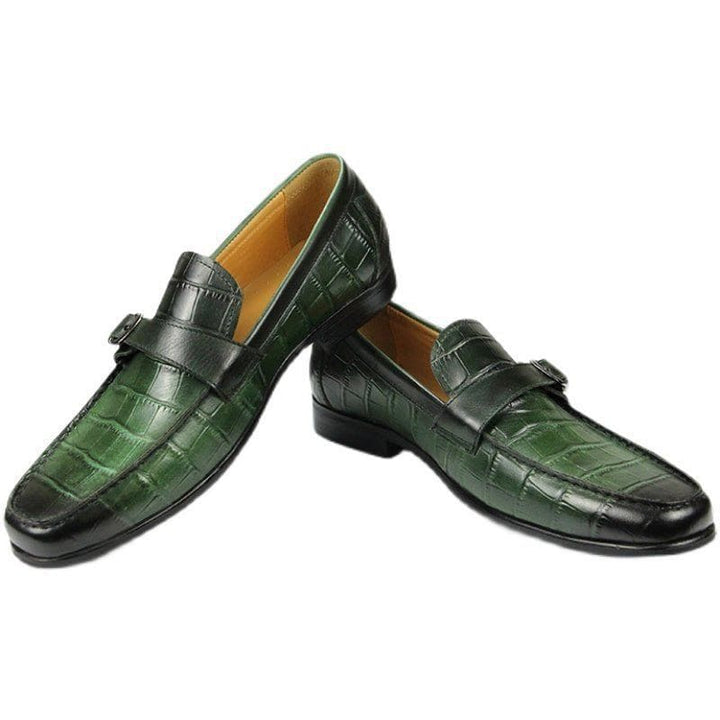 Men's Slip - On Cowhide Leather Loafers – Casual Peas Shoes with EVA Sole & Pigskin Lining by LUXE AHMAR – Available at LUXE AHMAR