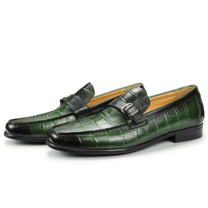 Men's Slip - On Cowhide Leather Loafers – Casual Peas Shoes with EVA Sole & Pigskin Lining by LUXE AHMAR – Available at LUXE AHMAR