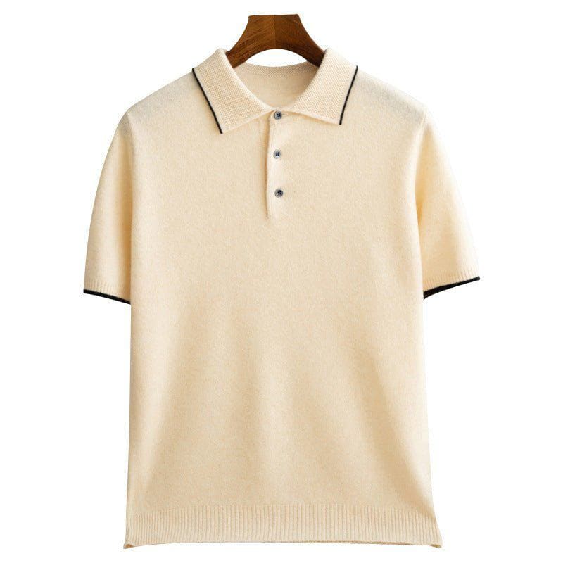 Men’s Soft Business Casual Short Sleeve Top – Lightweight Pullover Tee by LUXE AHMAR – Available at LUXE AHMAR