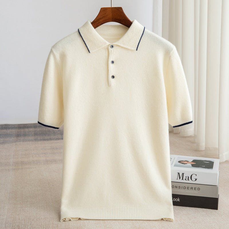 Men’s Soft Business Casual Short Sleeve Top – Lightweight Pullover Tee by LUXE AHMAR – Available at LUXE AHMAR