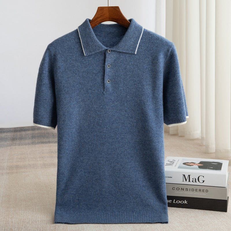 Men’s Soft Business Casual Short Sleeve Top – Lightweight Pullover Tee by LUXE AHMAR – Available at LUXE AHMAR