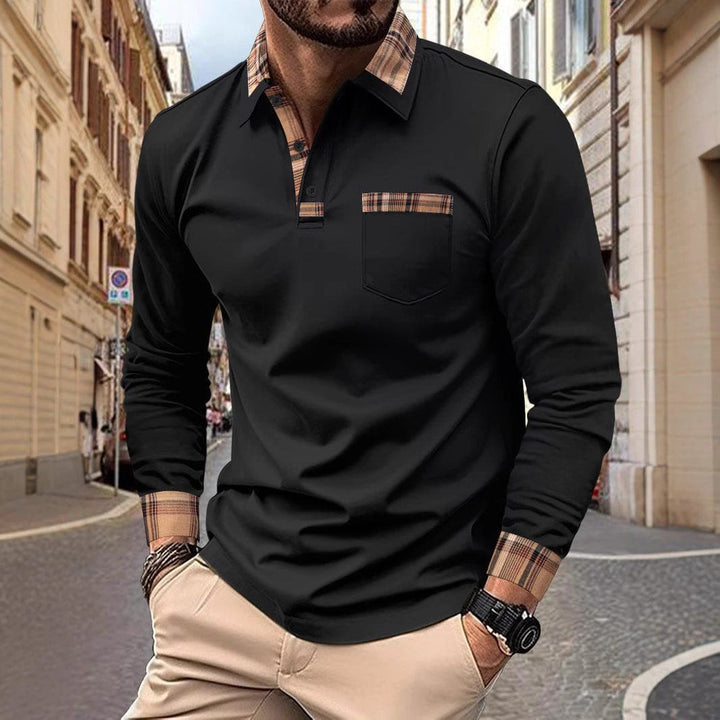 Men’s Solid Color Sports Polo Shirt – Casual & Stylish Short Sleeve Top by LUXE AHMAR – Available at LUXE AHMAR