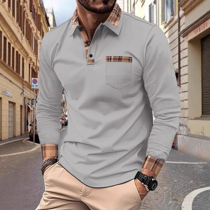 Men’s Solid Color Sports Polo Shirt – Casual & Stylish Short Sleeve Top by LUXE AHMAR – Available at LUXE AHMAR