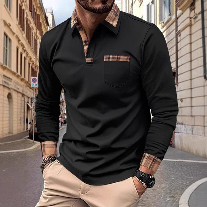 Men’s Solid Color Sports Polo Shirt – Casual & Stylish Short Sleeve Top by LUXE AHMAR – Available at LUXE AHMAR