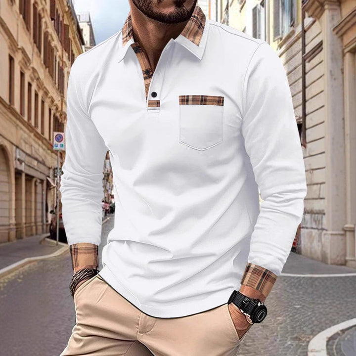 Men’s Solid Color Sports Polo Shirt – Casual & Stylish Short Sleeve Top by LUXE AHMAR – Available at LUXE AHMAR