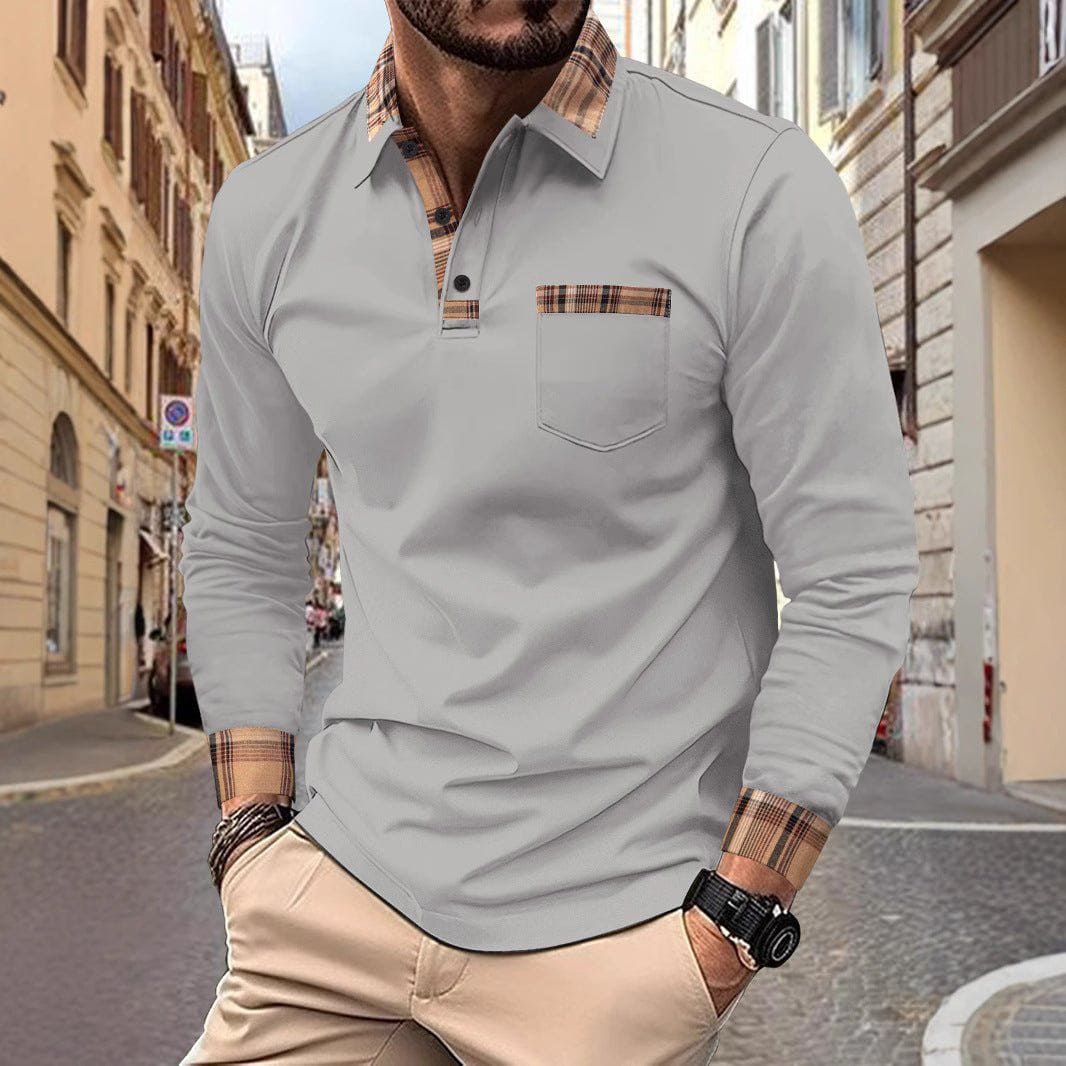 Men’s Solid Color Sports Polo Shirt – Casual & Stylish Short Sleeve Top by LUXE AHMAR – Available at LUXE AHMAR