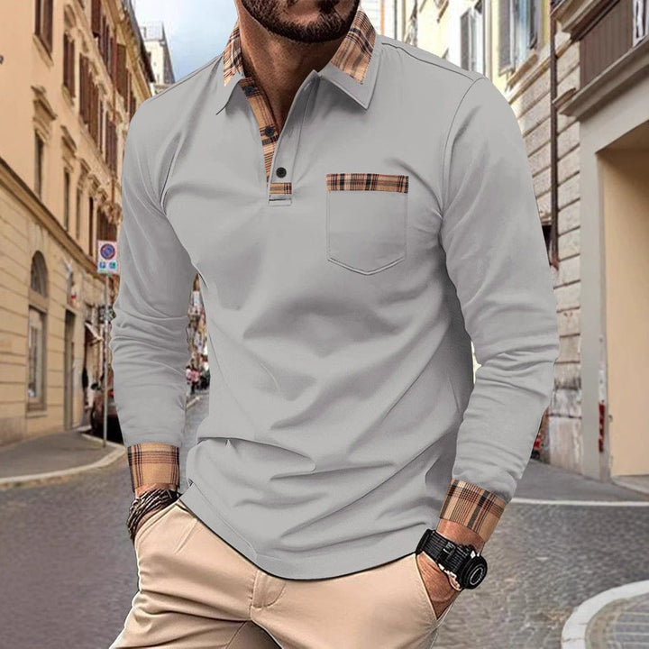 Men’s Solid Color Sports Polo Shirt – Casual & Stylish Short Sleeve Top by LUXE AHMAR – Available at LUXE AHMAR