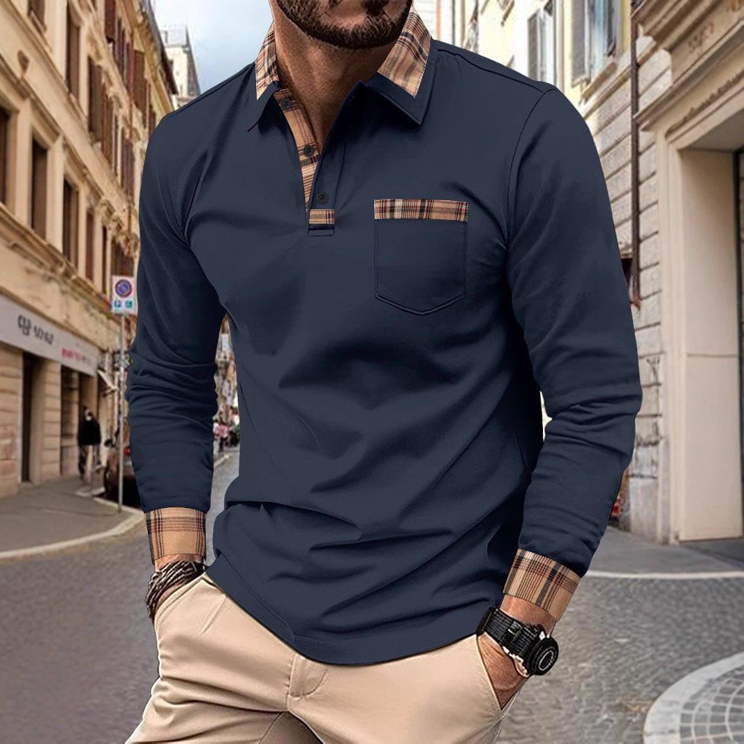 Men’s Solid Color Sports Polo Shirt – Casual & Stylish Short Sleeve Top by LUXE AHMAR – Available at LUXE AHMAR