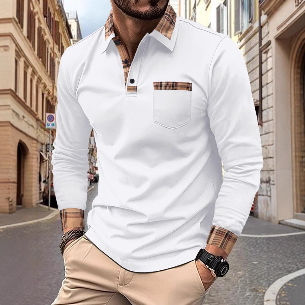 Men’s Solid Color Sports Polo Shirt – Casual & Stylish Short Sleeve Top by LUXE AHMAR – Available at LUXE AHMAR