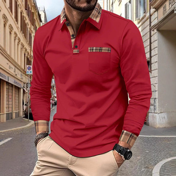 Men’s Solid Color Sports Polo Shirt – Casual & Stylish Short Sleeve Top by LUXE AHMAR – Available at LUXE AHMAR