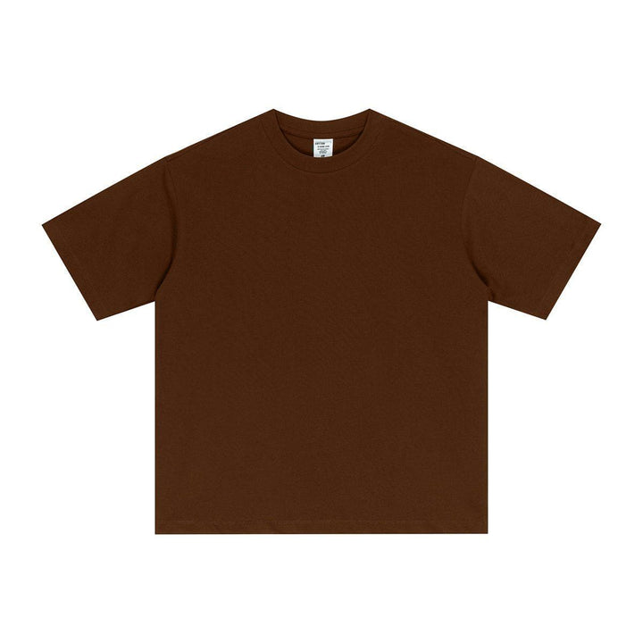 Men’s Street Style Loose Fit Long - Staple Cotton Short Sleeve T-Shirt by LUXE AHMAR – Available at LUXE AHMAR