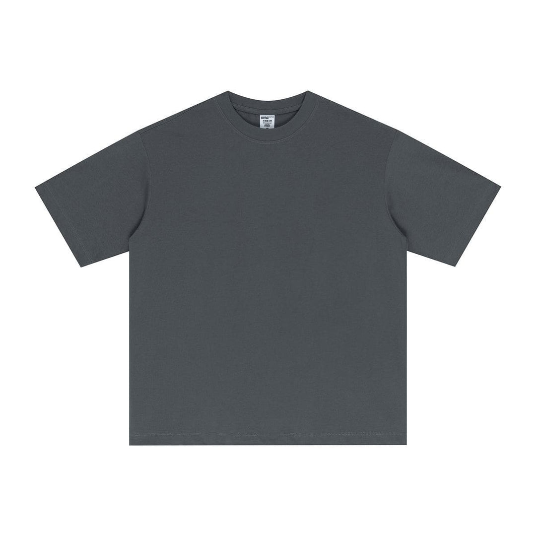 Men’s Street Style Loose Fit Long - Staple Cotton Short Sleeve T-Shirt by LUXE AHMAR – Available at LUXE AHMAR