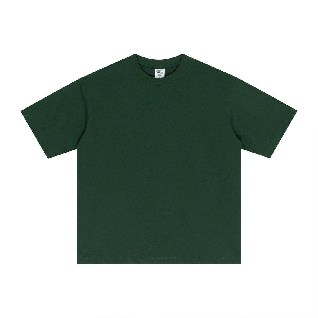 Men’s Street Style Loose Fit Long - Staple Cotton Short Sleeve T-Shirt by LUXE AHMAR – Available at LUXE AHMAR