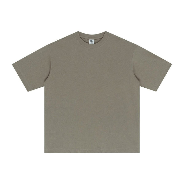 Men’s Street Style Loose Fit Long - Staple Cotton Short Sleeve T-Shirt by LUXE AHMAR – Available at LUXE AHMAR