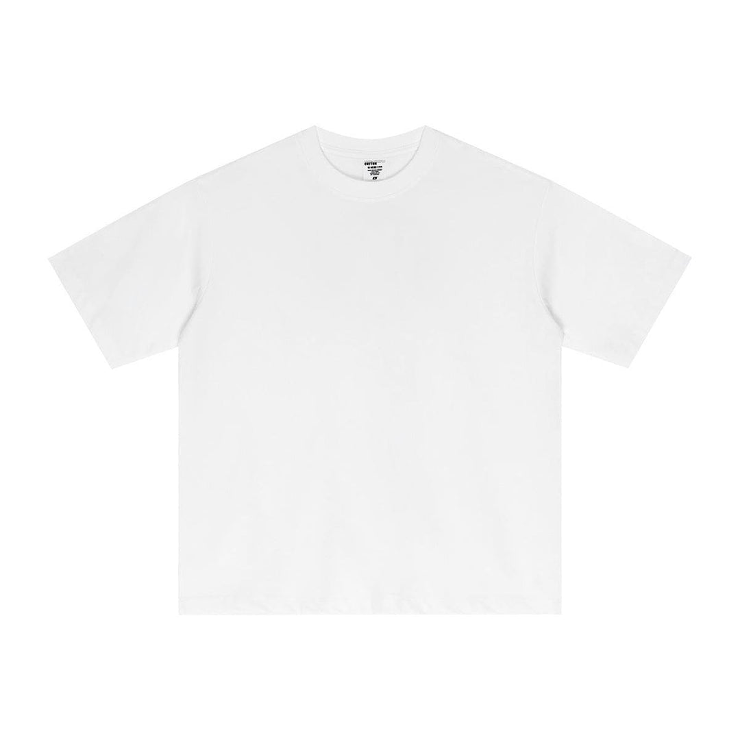 Men’s Street Style Loose Fit Long - Staple Cotton Short Sleeve T-Shirt by LUXE AHMAR – Available at LUXE AHMAR