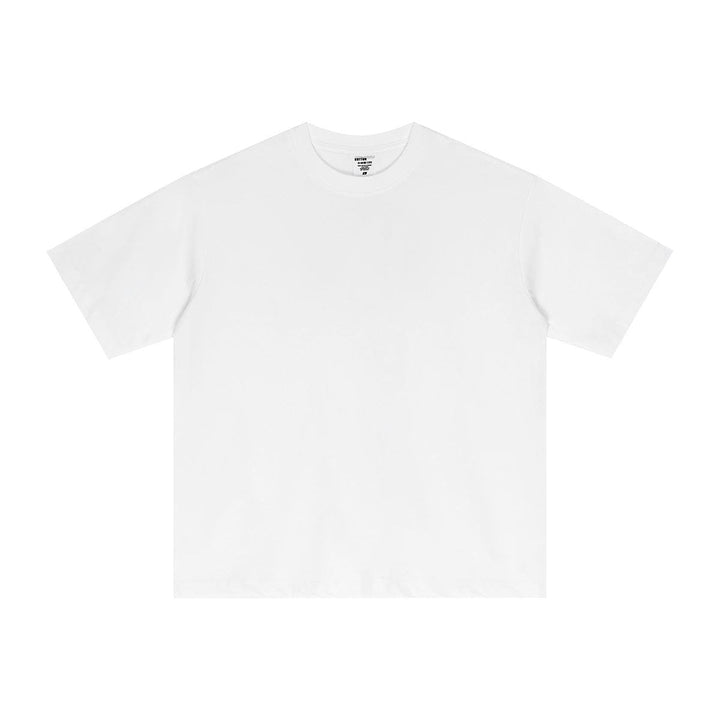 Men’s Street Style Loose Fit Long - Staple Cotton Short Sleeve T-Shirt by LUXE AHMAR – Available at LUXE AHMAR