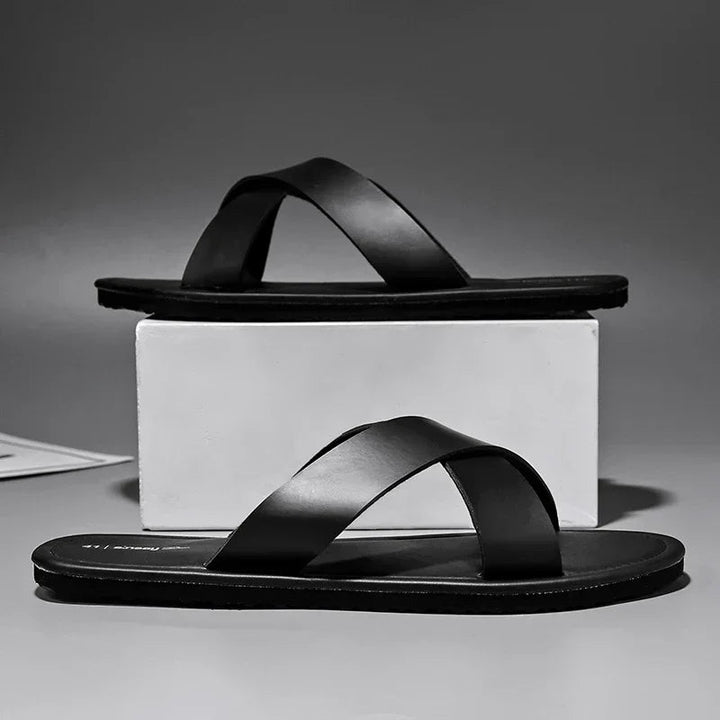 Men's Summer Casual Slippers – Soft Sole Outdoor Slides & Beach Sandals (Sizes 39 - 46) by Luxe Ahmar – Available at LUXE AHMAR