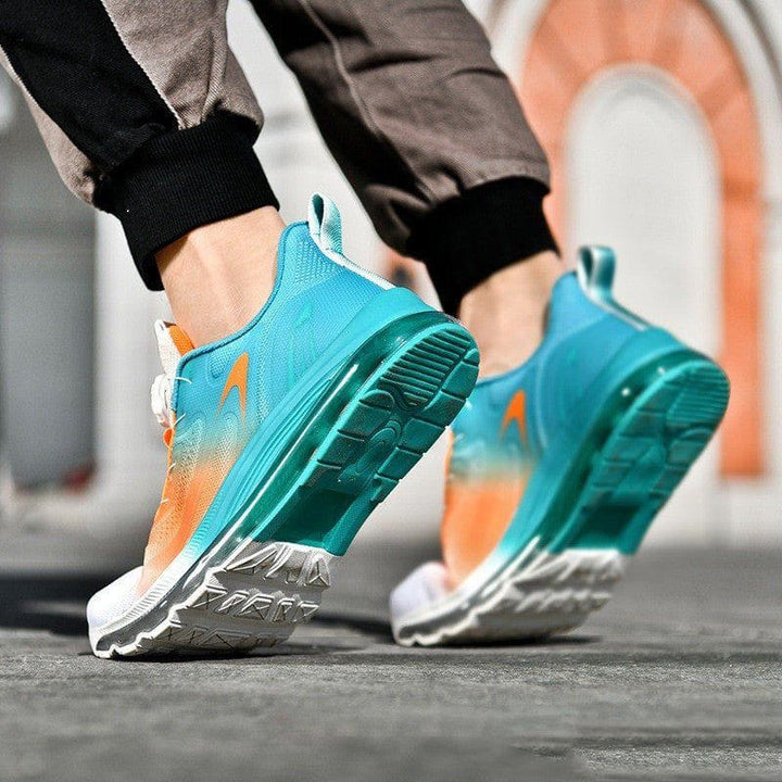 Men’s Summer Lightweight Flyknit Mesh Sneakers – Breathable Sports Shoes for Walking & Casual Wear by LUXE AHMAR – Available at LUXE AHMAR