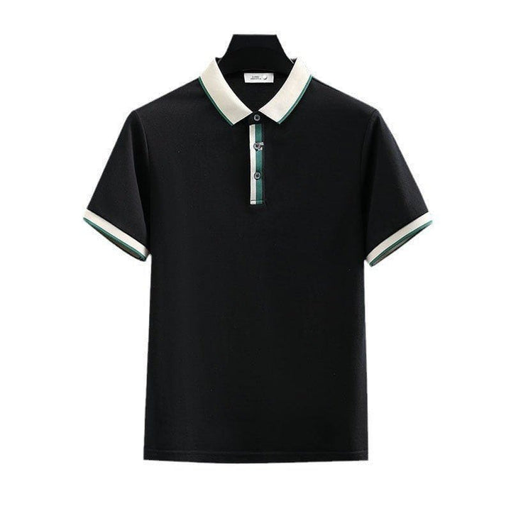 Men's Summer Pearl Cotton Polo Shirt – Breathable Short Sleeve T-Shirt by LUXE AHMAR – Available at LUXE AHMAR