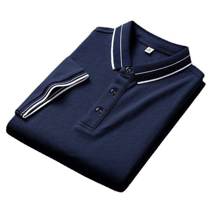 Men's Summer Polo Shirt – Slim Fit Lapel Collar Short Sleeve Tee by LUXE AHMAR – Available at LUXE AHMAR